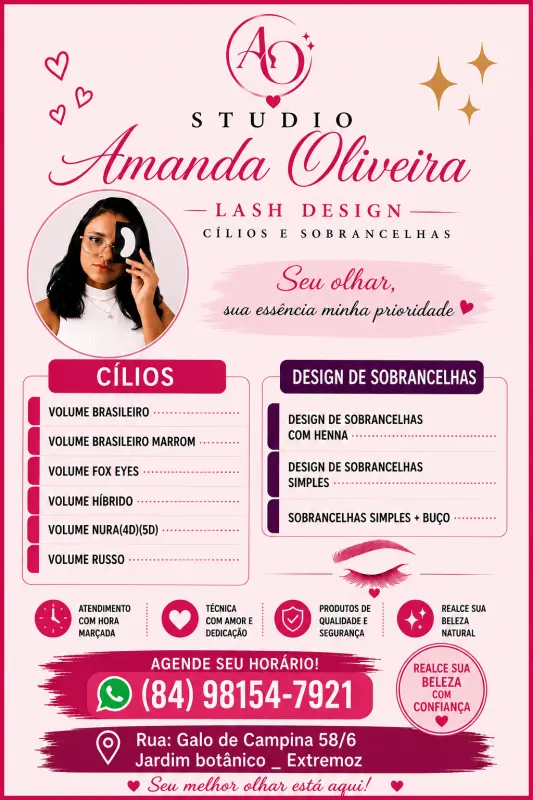 Cilios e Sobrancelhas