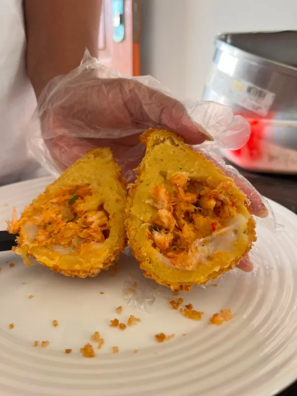 Coxinha de camarão