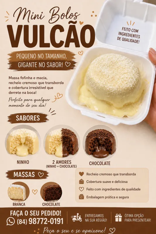 Mini vulcão